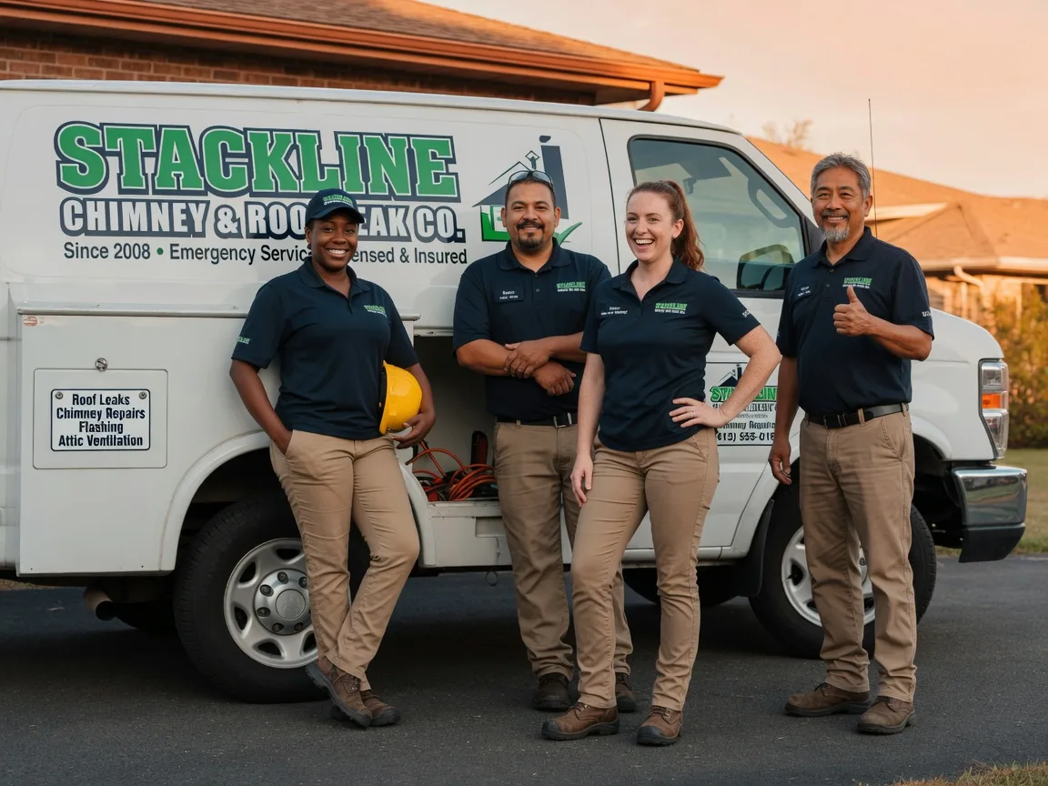 Chimney flashing repair company in Middlefield, OH